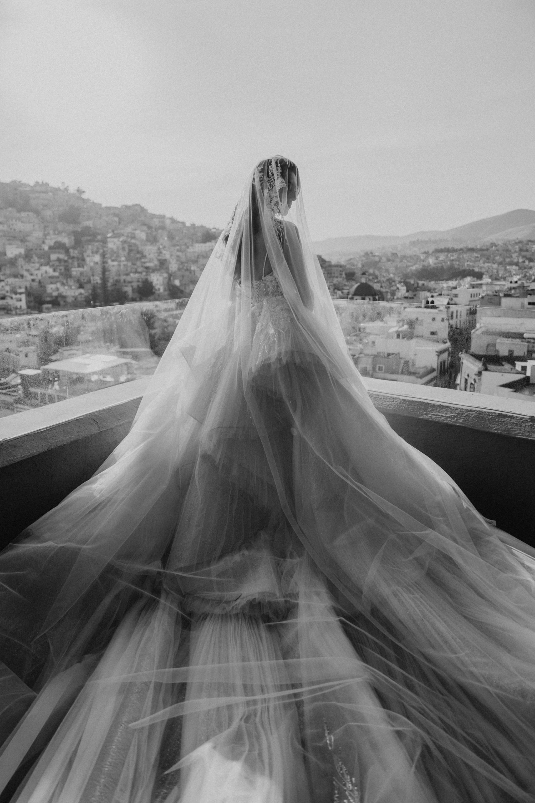 Retrato de novios en boda destino México por Fernando Ruiz