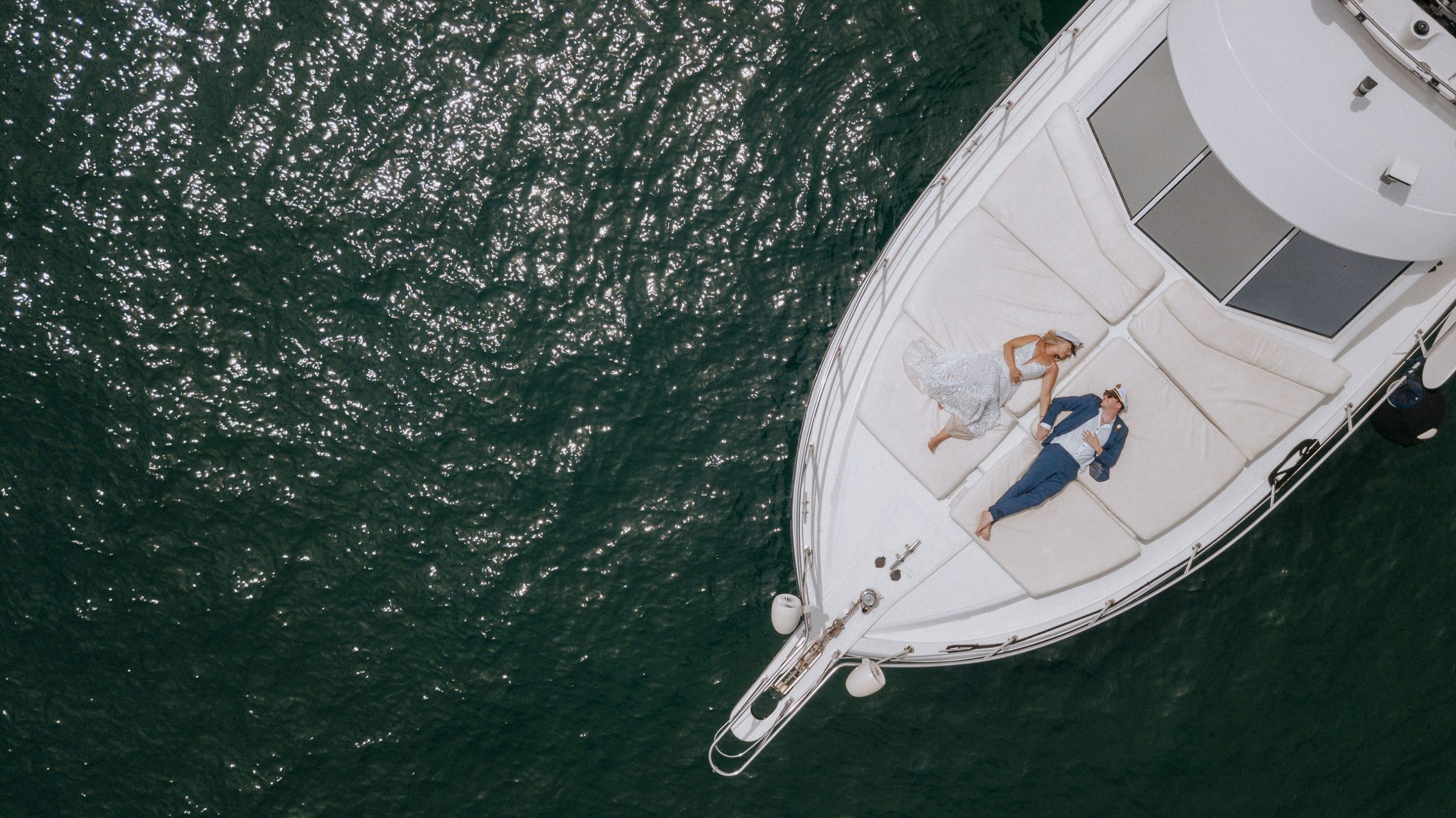 Fotografía aérea de boda destino en México por Fernando Ruiz