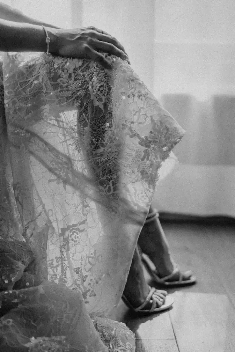 Getting ready for Leslie and Chava's wedding at Hotel Casa del Rector, Guanajuato