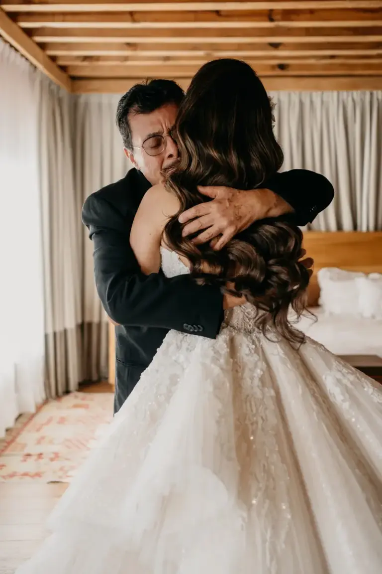 Getting ready for Leslie and Chava's wedding at Hotel Casa del Rector, Guanajuato