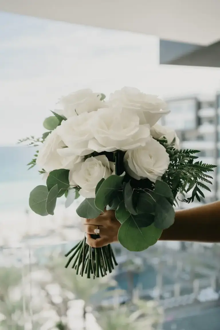 Cathy and Trevor getting ready for their wedding at Garza Blanca, Los Cabos