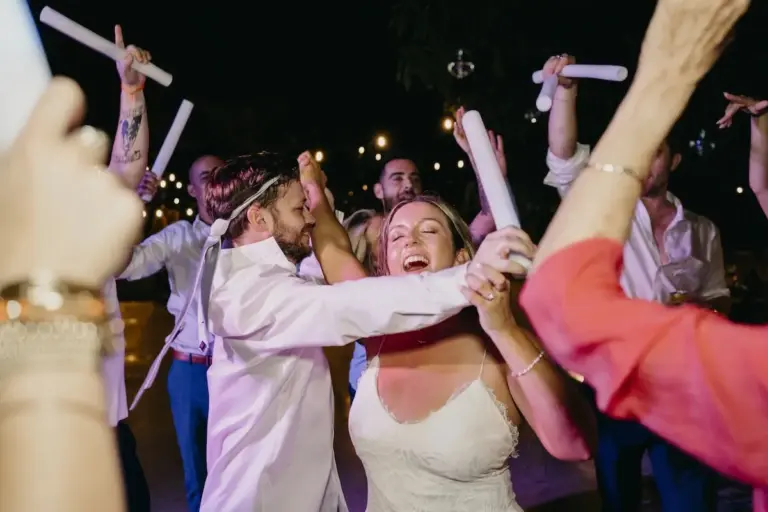 Wedding details and party at Acre Resort, Los Cabos