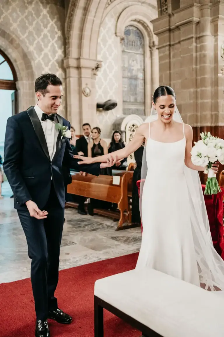 Ceremonia religiosa en el Templo del Inmaculado Corazón de María, León, Guanajuato