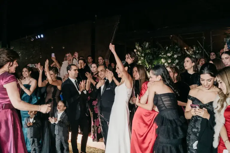 Recepción y primer baile de la boda en Complejo Aura, León, Guanajuato