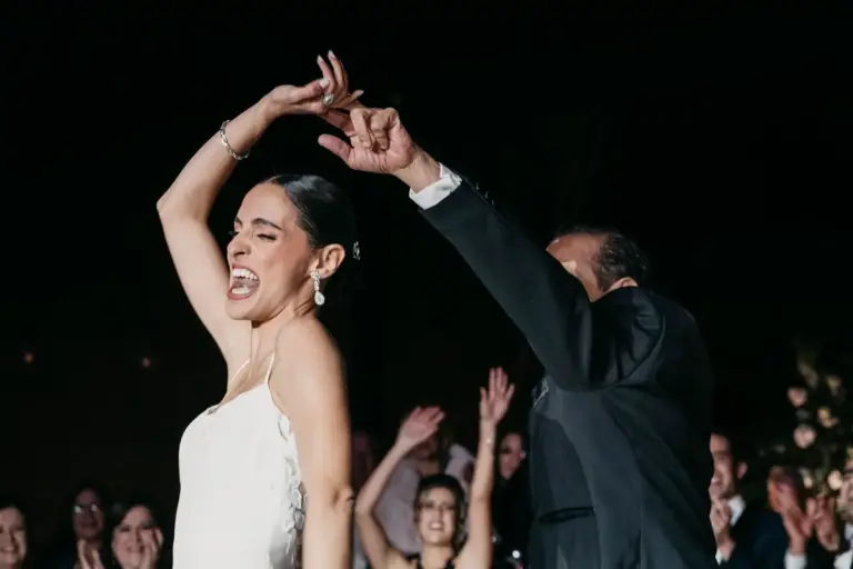 Recepción y primer baile de la boda en Complejo Aura, León, Guanajuato