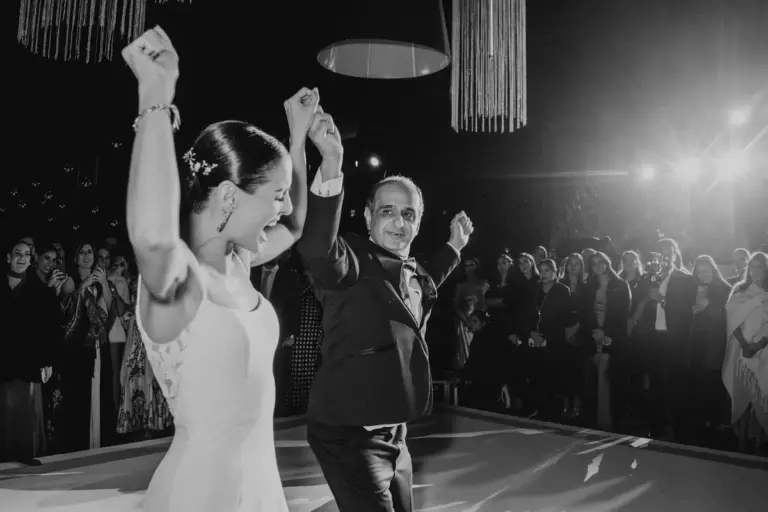 Recepción y primer baile de la boda en Complejo Aura, León, Guanajuato