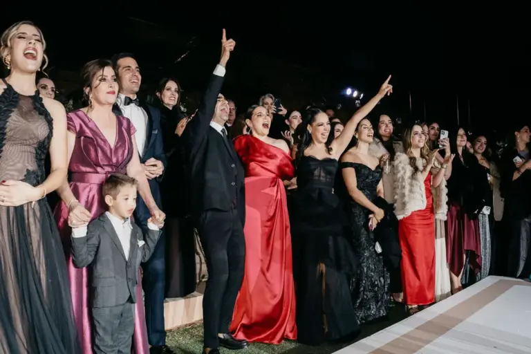 Recepción y primer baile de la boda en Complejo Aura, León, Guanajuato