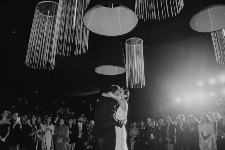 Recepción y primer baile de la boda en Complejo Aura, León, Guanajuato