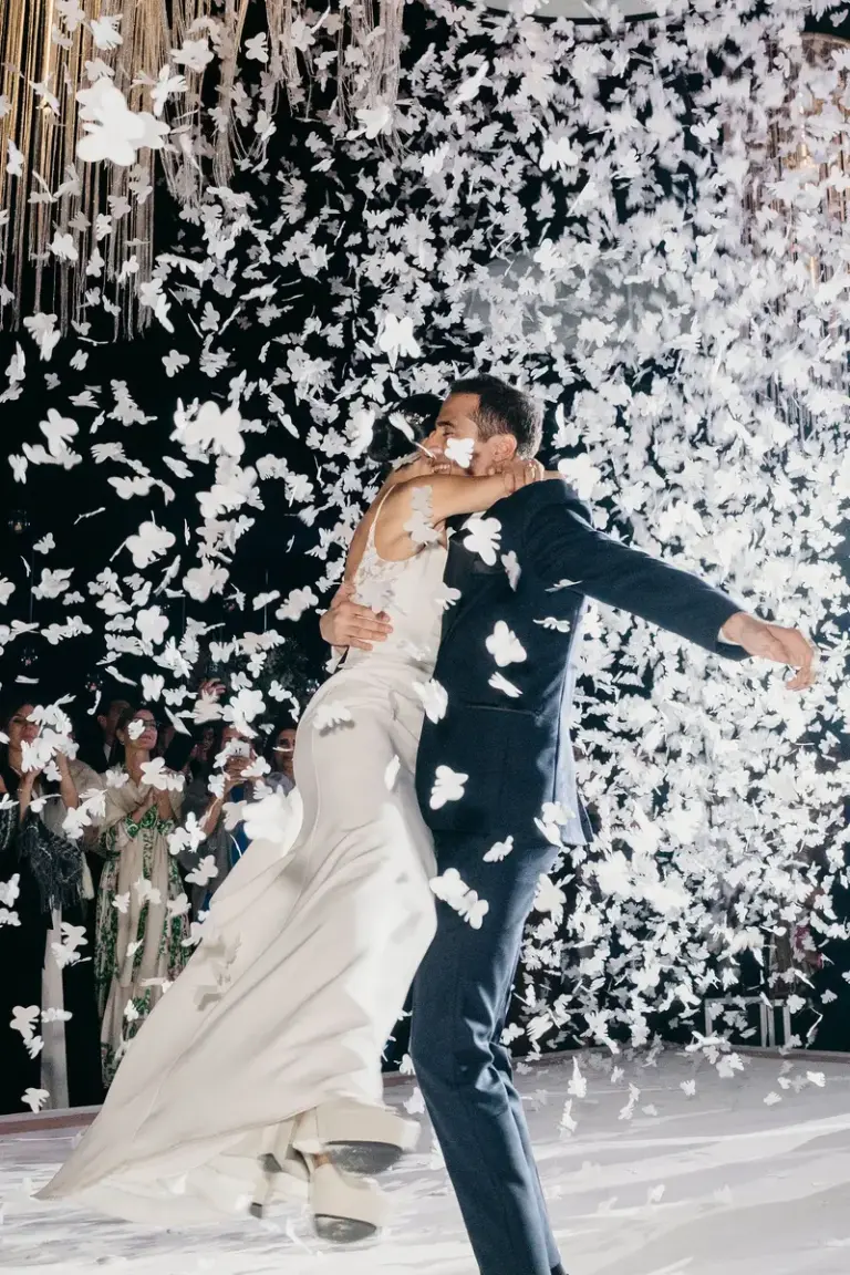 Recepción y primer baile de la boda en Complejo Aura, León, Guanajuato