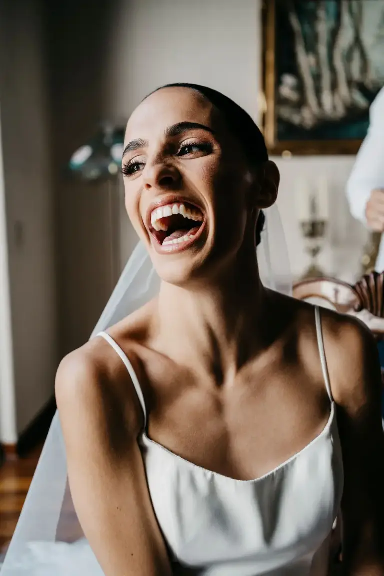 Preparativos de la novia el día de su boda en León, Guanajuato