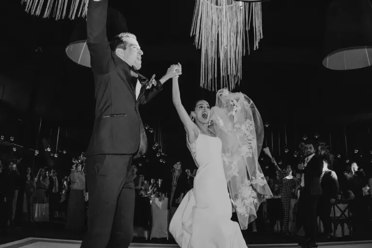 Recepción y primer baile de la boda en Complejo Aura, León, Guanajuato