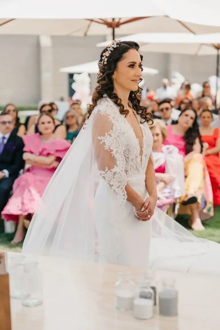 Ceremonia de boda de dos novias en Hacienda Los Arcángeles, San Miguel de Allende