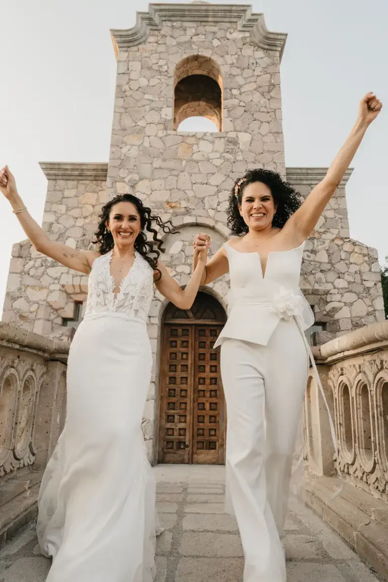 Retratos de las novias en la hora dorada en San Miguel de Allende