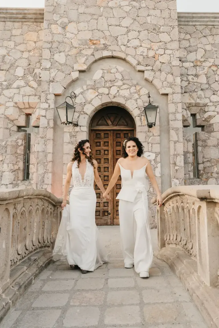 Retratos de las novias en la hora dorada en San Miguel de Allende