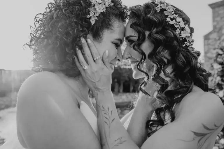 Retratos de las novias en la hora dorada en San Miguel de Allende