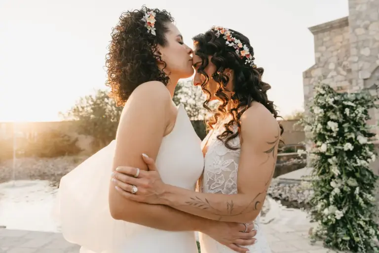 Retratos de las novias en la hora dorada en San Miguel de Allende