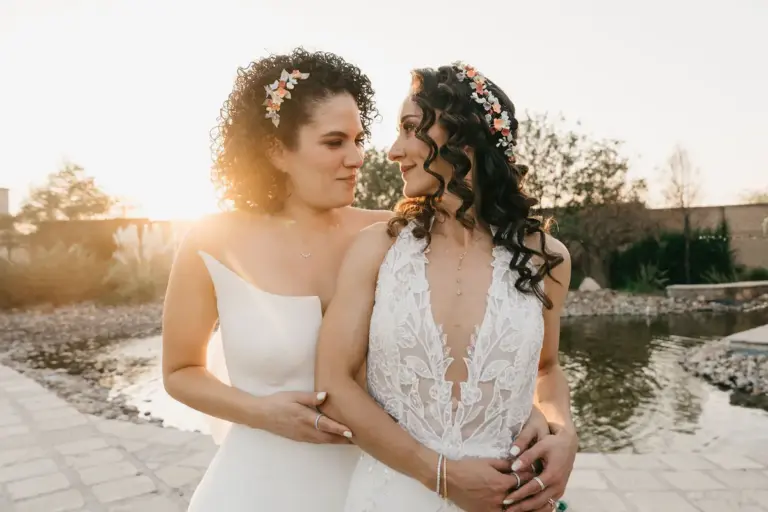 Retratos de las novias en la hora dorada en San Miguel de Allende