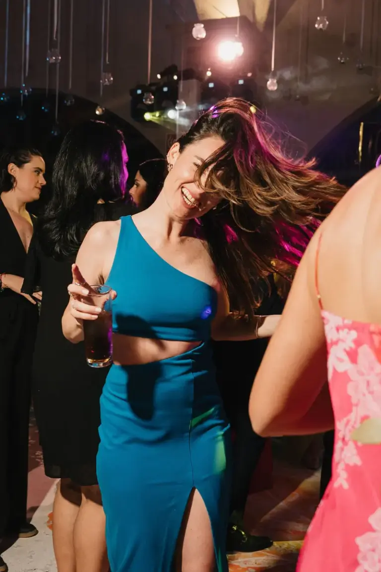 Baile en la recepción de una boda en San Miguel de Allende