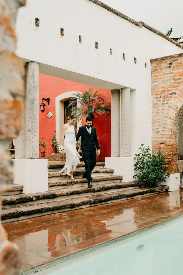 Retratos de la pareja en Hacienda Sepúlveda, Jalisco