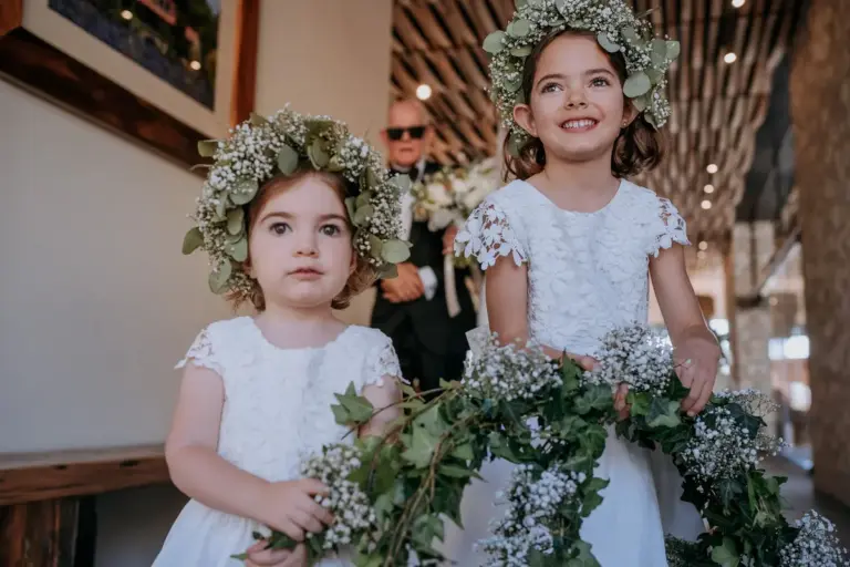 Ceremonia de boda con lazo tradicional en el Viñedo San Francisco, San Miguel de Allende