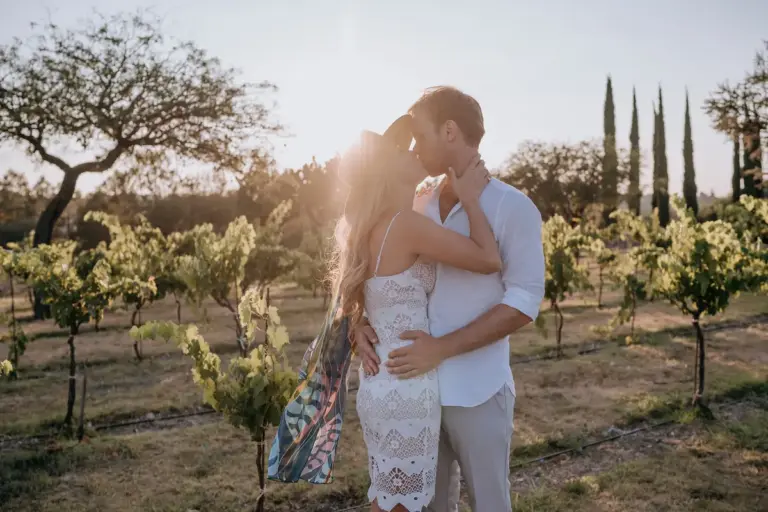 Torneo de golf y golden hour en el viñedo de Barranca de Fuego, San Miguel de Allende