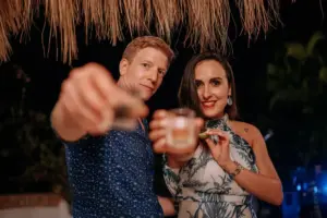 Cena, pastel y mariachi en la boda de Villa Azul, Puerto Vallarta