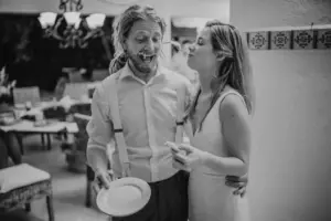 Cena, pastel y mariachi en la boda de Villa Azul, Puerto Vallarta