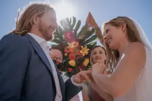 Ceremonia frente al mar en Villa Azul, boda en Puerto Vallarta