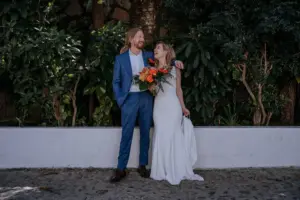 First look y sesión de pareja en la playa, boda en Villa Azul, Puerto Vallarta