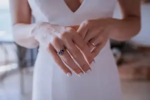 Shannon arreglándose para la boda en Villa Azul, Puerto Vallarta