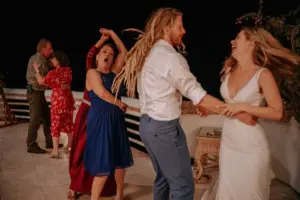 Primer baile y fiesta en la boda de Villa Azul, Puerto Vallarta