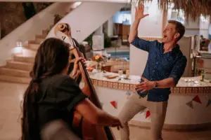 Primer baile y fiesta en la boda de Villa Azul, Puerto Vallarta