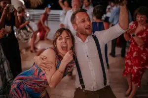 Primer baile y fiesta en la boda de Villa Azul, Puerto Vallarta