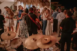 Primer baile y fiesta en la boda de Villa Azul, Puerto Vallarta