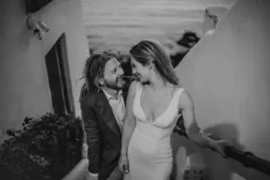 Retratos de familia y hora azul, boda en Villa Azul