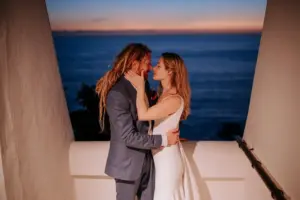 Retratos de familia y hora azul, boda en Villa Azul