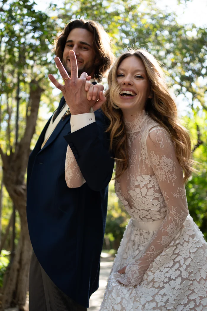 Foto de boda sin editar, tal como sale de cámara